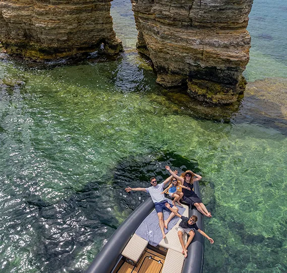 family_fun - Ionian Luxury Cruises Family boat tour Corfu Ionian Sea